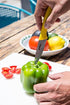 Zyliss 3-Piece Paring Knife Set - Stainless Steel Knife Set - Small Knife Set with Knife Sheaths - Travel Knife Set with Safety Kitchen Blade Guards - Dishwasher & Hand Wash Safe - 3 Pieces