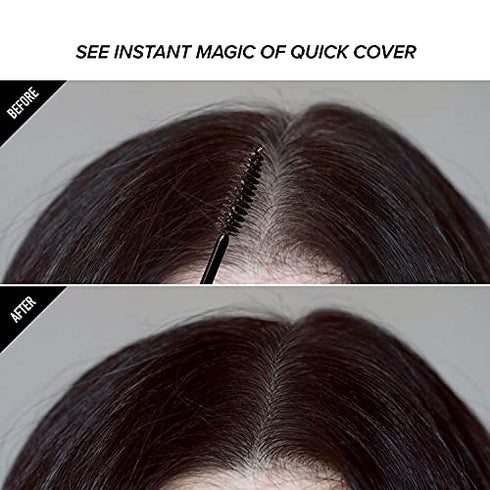 Kiss Colors Quick Cover Gray Hair Touch Up Brush Natural Dark Brown BGC05 (2pcs)