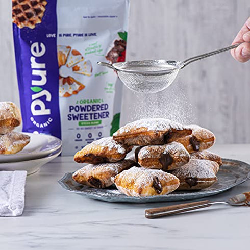 Pyure Organic Powdered Confectioners Stevia Sweetener Blend, 2:1 Sugar Substitute, 12 Ounce