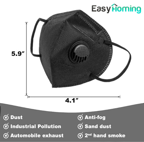 Black Face Mask 10pcs Value Package