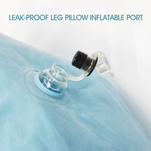 Leg Elevation Pillow,Inflatable Wedge Pillow Legs Elevates to Relax Muscles,Relax Muscles,Reduce Swelling,Leg Pain,Back Pain,Improves Circulation