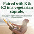 MegaFood Vitamin D3 5000 IU (125 mcg) - Bone Health and Immune Support with Vitamins D3, K, and K2 - Vegetarian, Gluten-Free - Made Without Dairy or Soy - 120 Caps