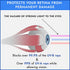 Super Sunnies Evo Flexible Tanning Bed Goggles Eye Protection UV Blue Glasses