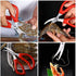 Crab Leg Crackers and Tools, Seafood Tools Set and Picks Set includes 2 Crab Crackers, 2 Lobster Shell Forks, 2 Crab Leg Forks, 2 Seafood Scissors and 1 Storage Bag