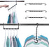 Space Saver Hangers for Smart Closet Organizer (16, Black)