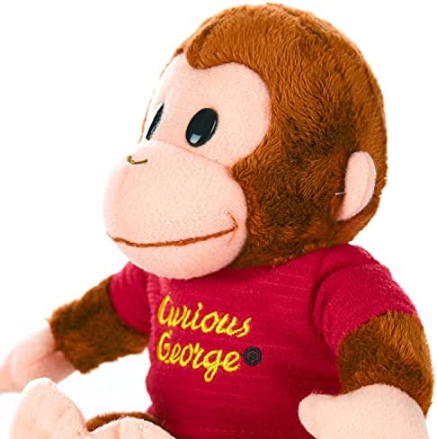 KIDS PREFERRED Curious George Monkey Plush - Classic George 8" Stuffed Animal, (91720)