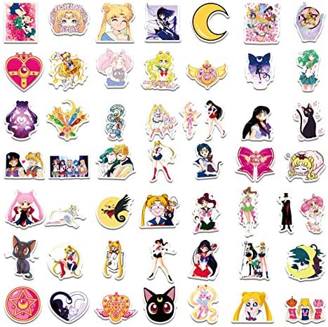101Pc Cute Girl Vinyl Stickers Decals, Waterproof Stickers for Laptop Water Bottle Bike Skateboard Luggage Computer Hydro Flask Toy Snowboard. Gifts for Kids Girls Teens