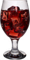 Belluno Classic Clear Glasses for Water, Juice, Liquor - Wine Goblets - Set of 4 (13.5 Ounces)