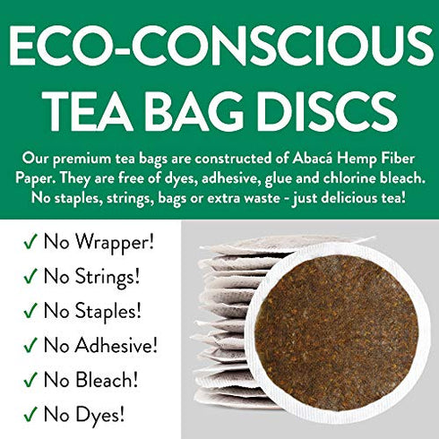 Organic Rooibos Tea Bags | 100 Tea Bags | Eco-Conscious Tea Bags in Kraft Bag | Raw from South Africa | by FGO