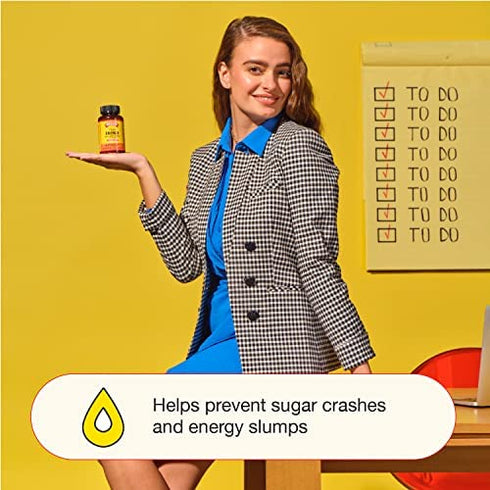 Bragg Apple Cider Vinegar True Energy Capsules – 6 B Vitamins – Caffeine Free - 750mg of Acetic Acid – Weight Management & Cholesterol Support - Non-GMO, Vegan, Gluten Free, No Sugar - (90 Pills)