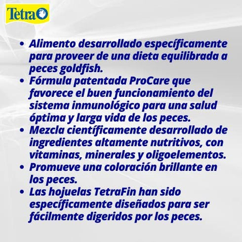 TetraFin Goldfish Flakes 7.06 Ounces, Balanced Diet Fish Food