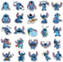 50Pcs Lilo & Stitch Stickers Waterproof Vinyl Stickers for Water Bottle Luggage Bike Car Decals (Stitch)
