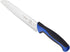 Mercer Culinary Millennia Colors Blue Handle, 7-Inch Granton Edge, Santoku Knife
