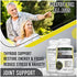 O NUTRITIONS Certified Organic Sea Moss, Super Cell Superfood Made with Organic Irish Sea Moss, Bladderwrack and Burdock Root, Wildcrafted Sea Moss Capsules, Vegan Seamoss Pill (Super Cell Superfood)