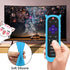 2 Pack Protective Case for TCL Roku TV RC280 Remote, Silicone Cover Shock Proof Remote Controller Skin, Cute Cat Ear Shape Anti Slip Universal Replacement Sleeve Protector-Glow Blue,Glow Green