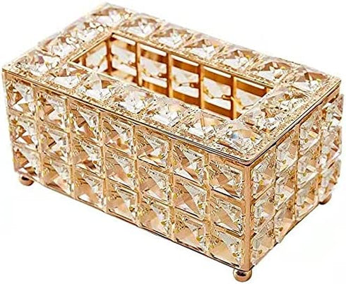Square Crystal Tissure Box