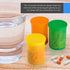 Empty Pill Bottles with Caps - Airtight 30 Dram Pop Top Bottles - Prescription Medicine Container - Multi Use for Herbs, Candy, Crafts, and More - 10 Pack Transparent Multi Color