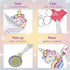 ORIENTAL CHERRY Arts and Crafts for Kids Ages 8-12 - 14 Pack Diamond Painting Suncatchers and Stickers Kits - Gem Toys Birthday Gifts Summer Activity for Girls Toddler Ages 4-8 6-8 7-10