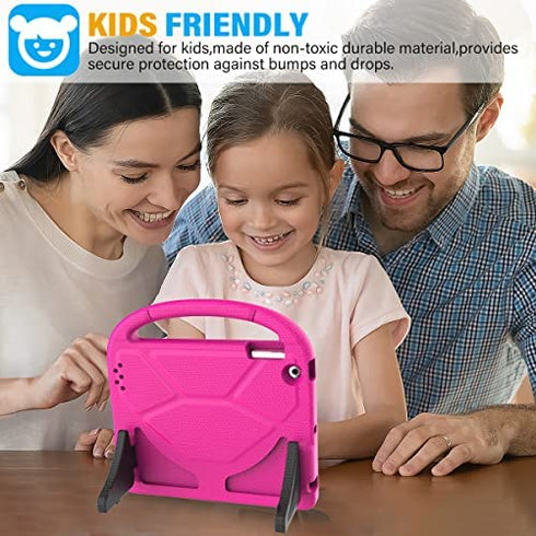 SUPLIK Kids Case for iPad 2/3/4 (9.7 inch, 2011/2012 Release Only), Durable Shockproof Kidproof Protective Handle Stand Cover with Screen Protector for Apple iPad 9.7" 2nd/3rd/4th Generation, Pink