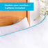 Linenspa Shredded Memory Foam 2 Pack Pillow, Standard, White 2 Count