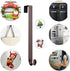 HangerSpace Wreath Hanger for Front Door, Over Door Wreath Hook Wreath Holder Adjustable Length 15 inch - 24 inch with 2 Magnets Christmas Decoration - Bronze