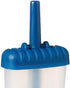 Tovolo Groovy, Drip-Guard Handle 4 Ounce, Set of 6 Ice Pop Molds, Popsicle Makers with Reusable Sticks, Mess-Free Frozen Treats, Blueberry