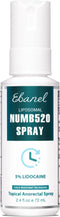 Ebanel 5% Lidocaine Spray Pain Relief Maximum Strength Liposomal Numb520 Numbing Spray 2.4 Fl Oz Topical Anesthetic Hemorrhoid Treatment Spray with Phenylephrine, Arginine for Local and Anorectal Uses