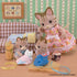 Calico Critters Sandy Cat Twins, Assorted Model , Pink