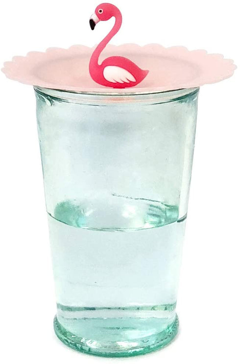 Wrapables Cute Animal Silicon Cup Lids, Anti-Dust Airtight Mug Covers for Hot and Cold Beverages (Set of 6)