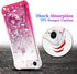 Ruky iPhone 6 6S 7 8 Case, iPhone SE 2020 Case, Glitter Gradient Quicksand Series Bling Liquid Floating TPU Bumper Cushion Protective Girls Women Phone Case for iPhone SE 2022 4.7", Gradient Pink