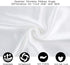Adubor 100% Mulberry Silk Pillowcase for Hair and Skin with Hidden Zipper, Both Side 23 Momme Silk, 900 Thread Count (20x26inch, Standard Size, White, 1pc)