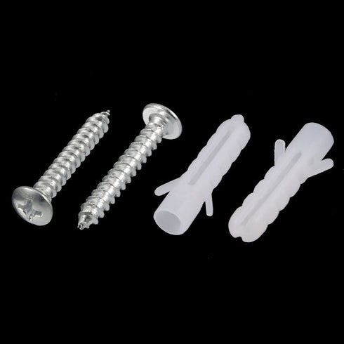 uxcell Retro Ceiling Light Plate Pointed Round Base Chassis Disc Pendant Accessories 97mmx20mm Silver Tone w Screw 3pcs