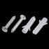 uxcell Retro Ceiling Light Plate Pointed Round Base Chassis Disc Pendant Accessories 97mmx20mm Silver Tone w Screw 3pcs