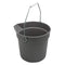 Prime-Line MP46750 Bucket with Handle and Spout, 10-Quart, Plastic, Gray, Rugged, Heavy Duty, Pack of 1