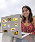 Sunflower Stickers Pack for Laptop,50 Pack Sticker Floral Themed Sunflower Decal for Girls,Vinyl Waterproof Stickers for Girls,Skateboard,Water Bottles,Computer,Phone