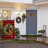 UPINLOOK Cardinal Christmas Garden Flag, Wreath Welcome Garden Flag Vertical Double Sided, Winter Valentine's Day Buffalo Check Plaid Rustic Farmhouse Yard Flag Outdoor Decoration 12.5 x 18 Inch
