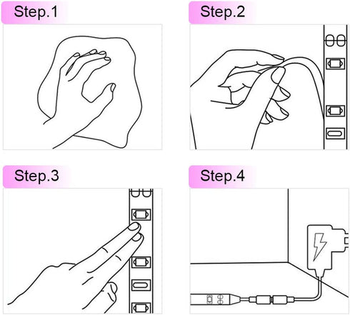 24W LED UV Black Light Strip Kit, Ultraviolet Waterproof IP65 16.4FT/5M 3528 300LEDs, 395nm-405nm Blacklight for DJ Bar Club Party Decor Night Fishing with 12V 2A Power Supply