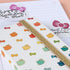 Hello Kitty X Erin Condren Designer Accessories - Sticky Note Booklet - 11 Adhesive Notepads with 50 Sheets Each, 550 Repositionable Sticky Notes Total