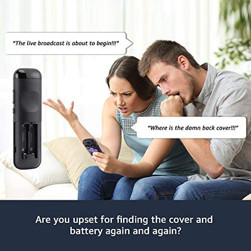 Roku Remote Cover,Roku TV Remote Cover Compatible with Roku Voice Remote,ROKU Player Remote Cover with Lanyard,Anti Slip Remote Cover for Glow in The Dark?Glow Green & Blue?