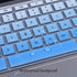 Keyboard Cover for Samsung Chromebook 4 3 XE310XBA XE500C13 XE501C13 11.6/Chromebook Plus V2 12.2" XE520QAB-K01US/15.6" Chromebook 4 XE350XBA-K01US XE350XBA-K03US XE350XBA-K05US/ , Gradual Blue