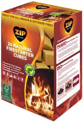 Zip Natural Firestarter Instant Light Cubes, 24 Count (2) Pack 48 Cubes