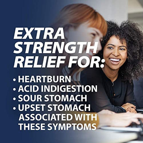 Rolaids Extra Strength Antacid Chewable Tablets, 120 Tablets, Mint Flavor, Extra Strength Heartburn Relief