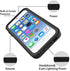 iPod 5 iPod 6 iPod 7 Waterproof Case, Re-Sport Shockproof Dustproof Snowproof Full-Body Protective Case Cover Built-in Screen Protector Compatible iPod Touch 5th/6th/7th - Black