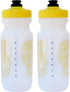 Peakline Sports - 2nd Gen Big Mouth Bike Water Bottle (21 oz) by Specialized Bikes (2-Pack) (Clear / Yellow)