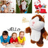 Tonmp Brown Talking Hamster Mouse Toy - Repeats What You Say and Can Walk - Electronic Pet Talking Plush Buddy Hamster Mouse as Party Gift (Brown)