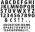 ArtSkills Black Vinyl Poster Letter and Number Stickers, 1" and 2", Assorted, 250 Pieces
