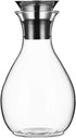Purefold 54 Ounce Glass Pitcher with Flower Shaped Drip-Free Stainless Steel Lid, Hot and Cold Water Carafe, Tea Coffee Maker, Ice Tea Carafe, Juice Jar, Wine Decanter
