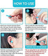 Lysian Ultra Soft Foam Earplugs 60 Pairs, 38dB SNR Ear Plugs for Sleeping, Travel, Shooting (Lake Blue)