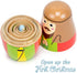 Imagination Generation - Nesting Nativity Set for Kids - Christmas Nesting Dolls, Wooden Toys Playset with Baby Jesus, Three Kings, Mary and Joseph Figurines for Kids - 11 Pcs