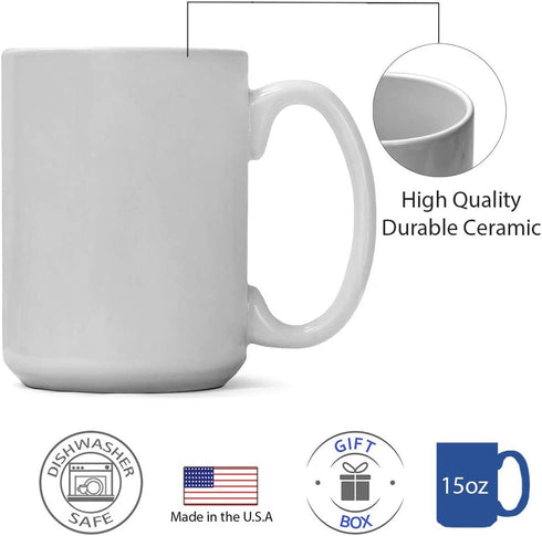 Large 15-ounce Funny Coffee Mug, Fuck Off! I Mean Good Morning, Ceramic White Cup, Sarcastic Gag or Joke Gift a for Him or Her, Friend, Adult Humor